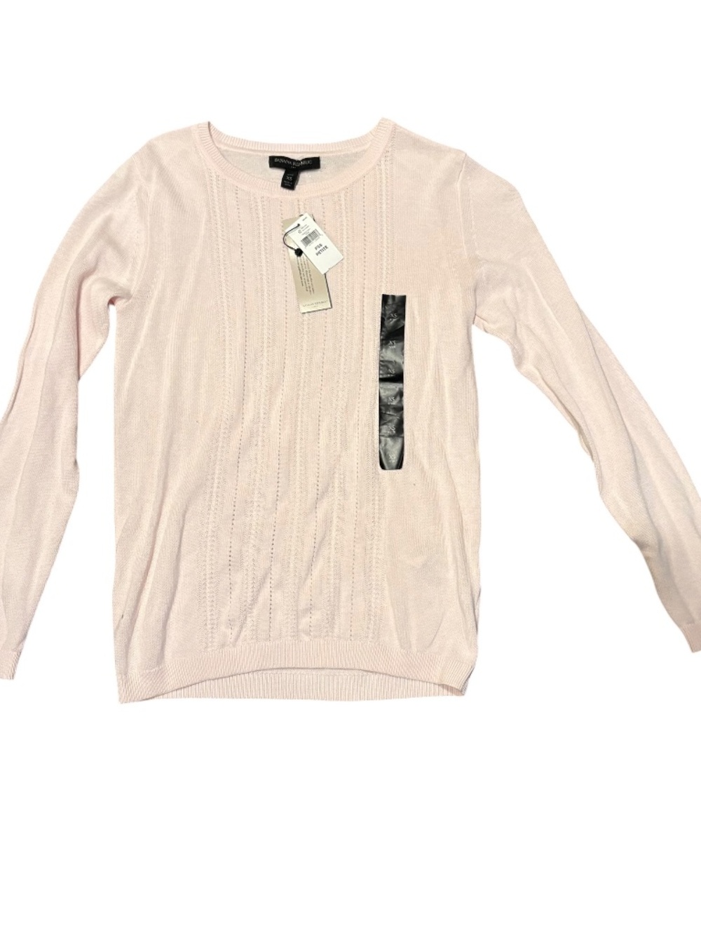 Banana republic xsp pink sweater nwt